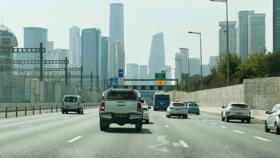 The business district of Tel Aviv, Israel's economic capital, where one million Israelis come to work every day.