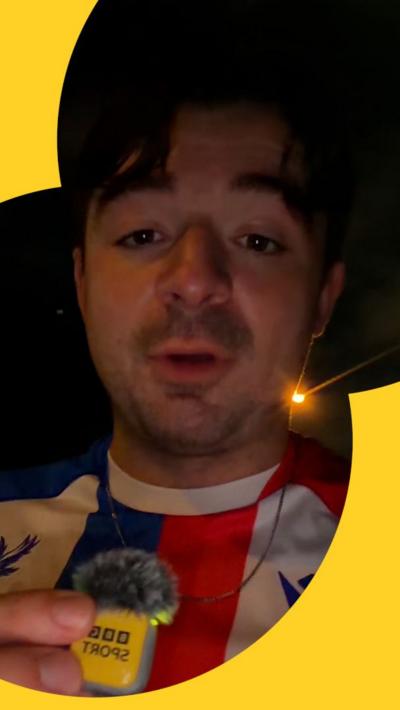 Crystal Palace fan Ollie Thomas