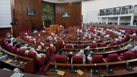 Vue sur l'Assemblée nationale du Sénégal, à Dakar, le 26 mai 2026.