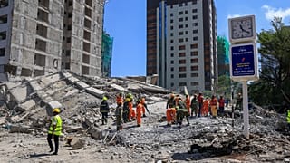 Four people trapped after Nairobi building collapses, rescue operations ongoing