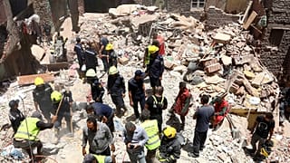 At least six dead after 5-storey building collapses in Cairo