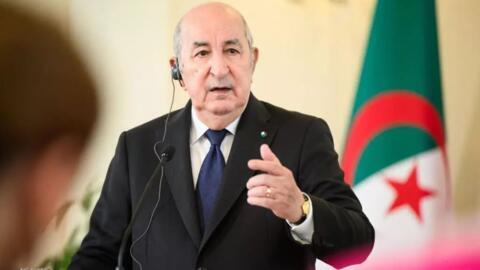 Le président algérien Abdelmadjid Tebboune, le 13 mai 2025.