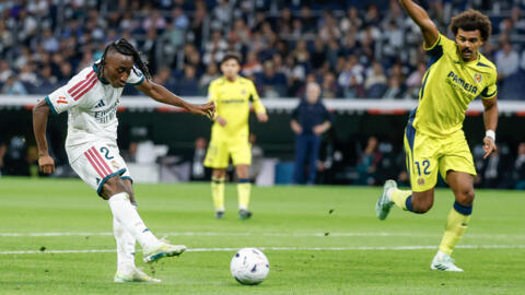 L'attaquant ivoirien Yan Diomandé a inscrit l'unique but de la rencontre pour le Real Madrid contre Villarreal, le 10 octobre 2026.