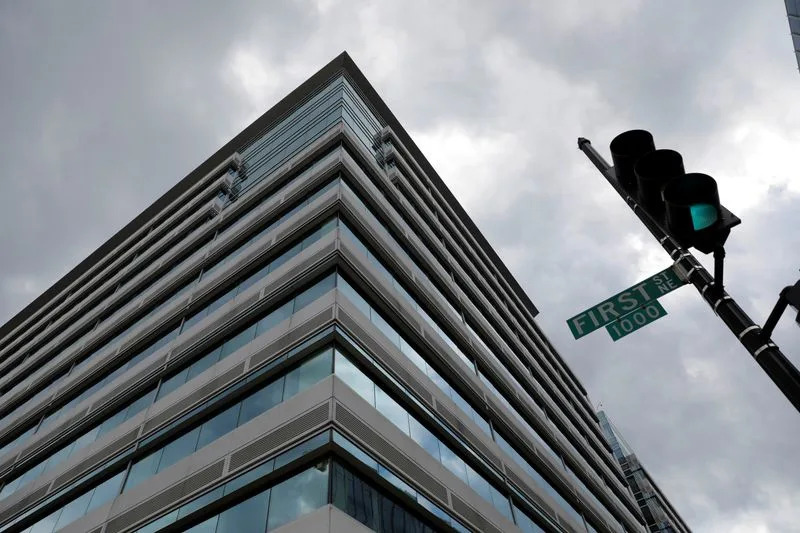 The offices of the Federal Election Commission are seen in Washington, D.C.